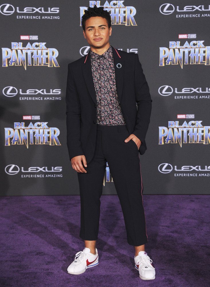 Nathaniel Potvin ;<br>World Premiere of Marvel Studios' Black Panther - Arrivals